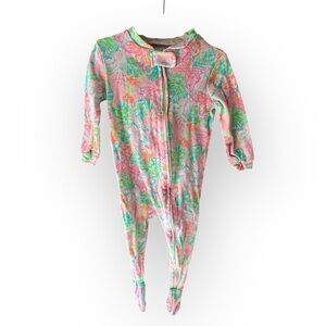 Lilly Pulitzer Pottery Barn Kids zip up Onesie